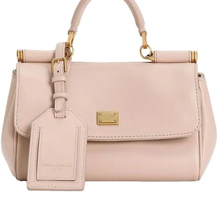 Dolce & Gabbana My Sicily Handbag In Plongé Leather - Multicolor
