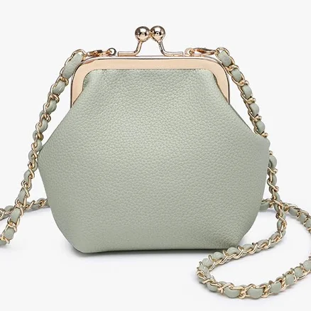 Jen & Co. Cleo Coin Pouch Crossbody Brown