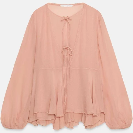Zara Ruffled Blouse