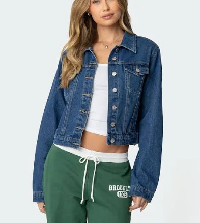 Edikted Women's Barb Denim Jacket