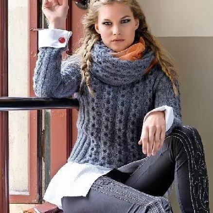 Cable Round Sweater