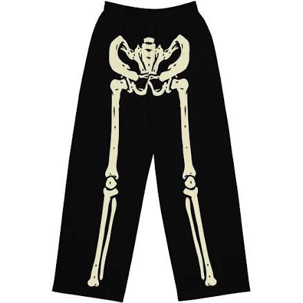Murder Apparel Skeleton Wide-leg Pants