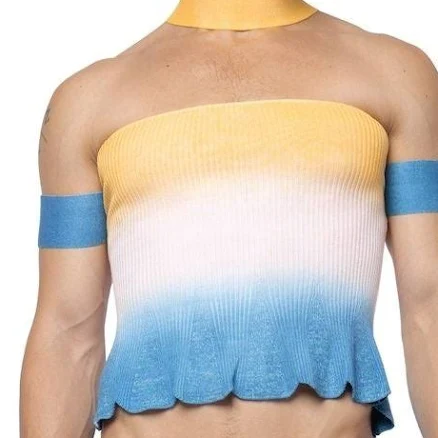 FANG NYC Gradient Choker Neck Top