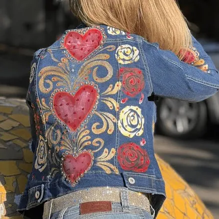 Sacred Heart 3 Denim Jacket