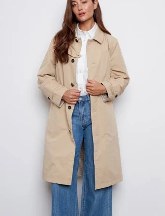 ADROIT Atelier Chloe reversible loose fitting trench coat