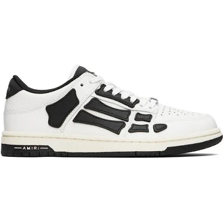 AMIRI Black & White Skel-Top Low Sneakers