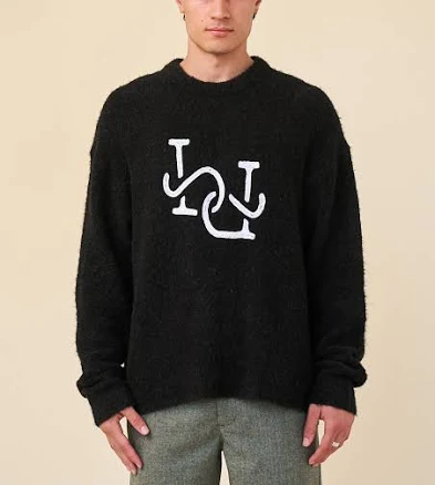Boucle Hand Embroidery Link Knit