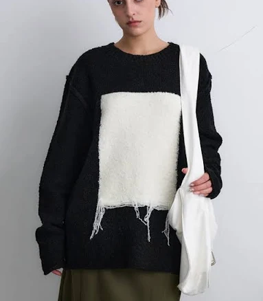 Boucle Square Pullover Knit