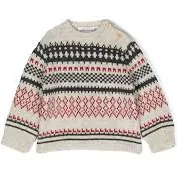 Berthilie intarsia-knit jumper