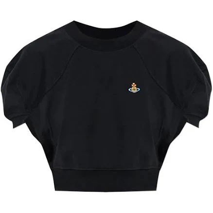 Vivienne Westwood Women's Puff-Sleeve Cropped Top