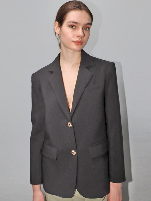 Jkt#9 3-button Jacket – Charcoal