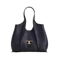 Tod's Medium Leather T Tote Shopping Bag
