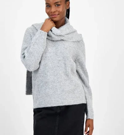 Calla Lilly Women's Scarf-Neck SweaterCalla Lilly Women's Scarf-Neck Sweater