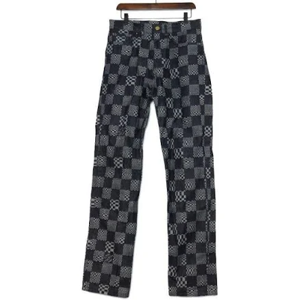 Louis Vuitton Distorted Damier Men's Denim Pants 1a8x7p 152318515