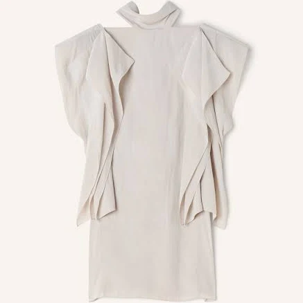 Lanvin Women's Frilled Charmeuse Top