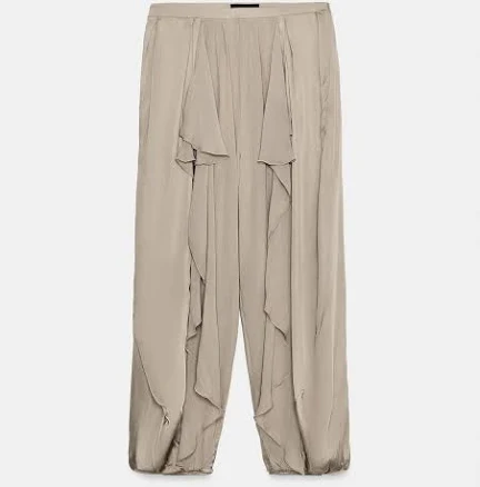 Zara Ruffled Bloomer Pants