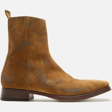 Acne Studios Men's Distressed Suede Ankle Boots