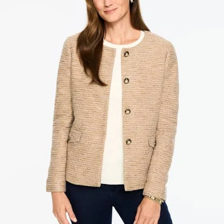 Talbots Women's Tweed Knit Women's Jacket