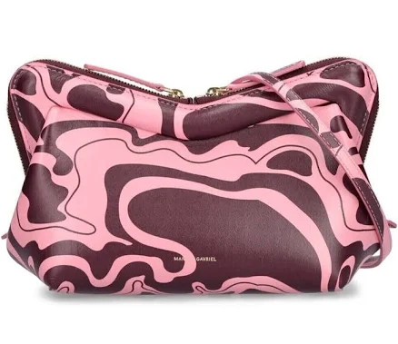 Mansur Gavriel Mini M Frame Leather Shoulder Bag