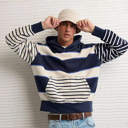 AE Laidback Luxe Colorblock Hoodie