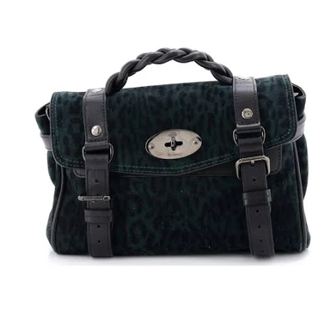 Mulberry Women's Mini Alexa Leopard-Print Leather Satchel Bag