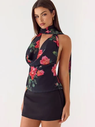 Halter Backless Top