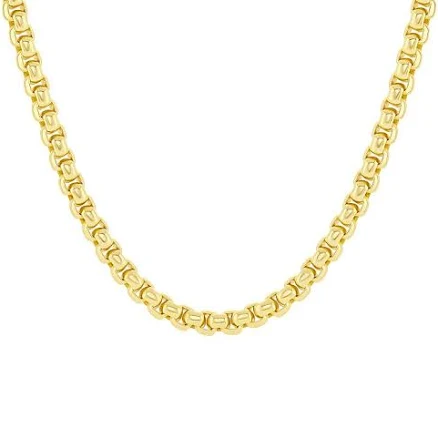 PRIMROSE Women's Rounded Box Chain Necklace, 24"