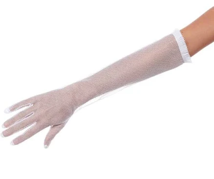 Heaven Sent Mesh Elbow Length Gloves