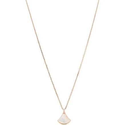 Bvlgari Women's Divas' Dream 18K Rose Gold Mother-Of-Pearl and Diamond Necklace