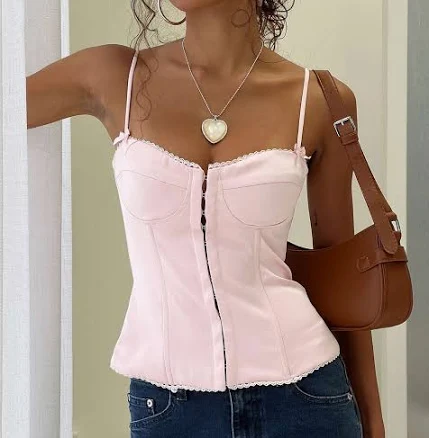 Princess Polly Maralyne Satin Corset Top