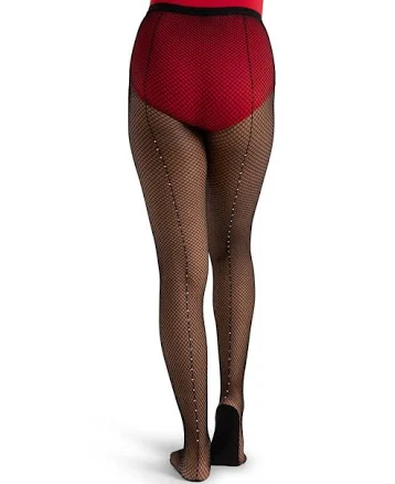 Capezio Professional Fishnet Tight with Rhinestones