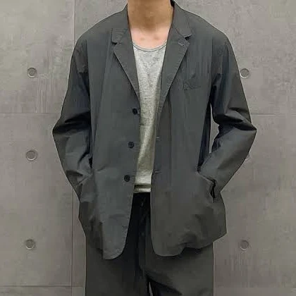 Ohio Crinkled Poplin Blazer