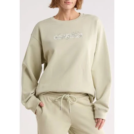 Off-White Women's Embroidered Crewneck Sweatshirt