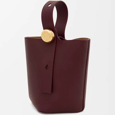 Loewe Women's Mini Pebbled Leather Bucket Bag