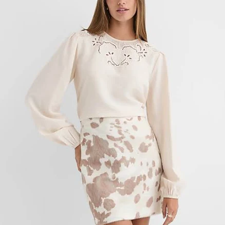 Loft Women's Floral Embroidered Blouse