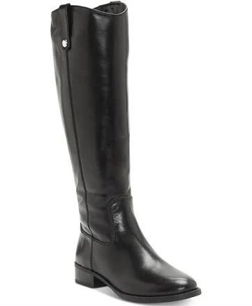 Inc Womens Fawne Round Toe Zip-Up Leather Riding