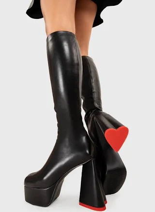 Sweet Talker Platform Knee High Boots
