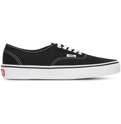 Vans Womens Authentic - Shoes Black/White Size 08.5
