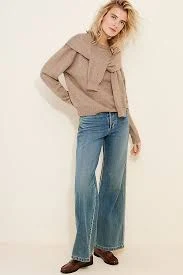 ASTR the Label Derlin Wool Blend Illusion Tie Sweater