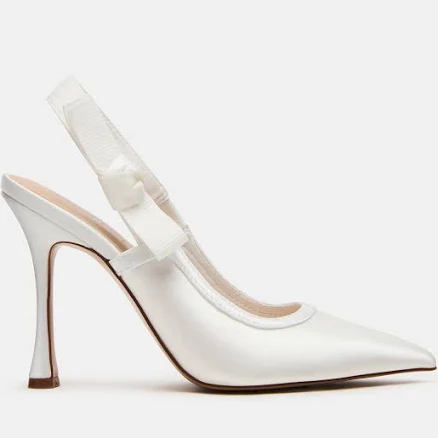 Steve Madden Women's Bri Pointed Toe Satin Heels