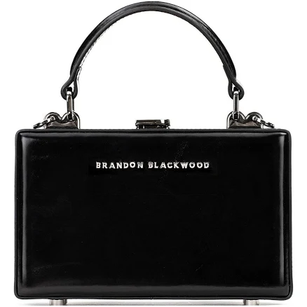 Brandon Blackwood Slim Kendrick Leather Trunk Crossbody Bag