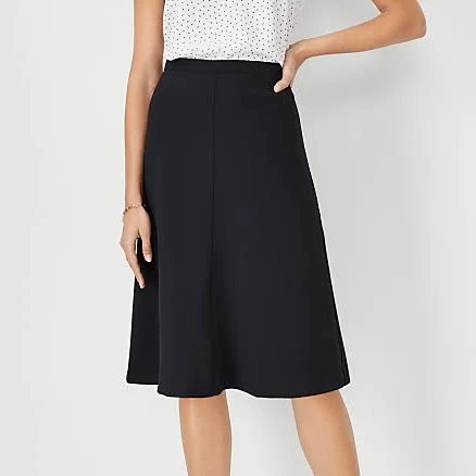 Ann Taylor Women's Flare Crepe Skirt