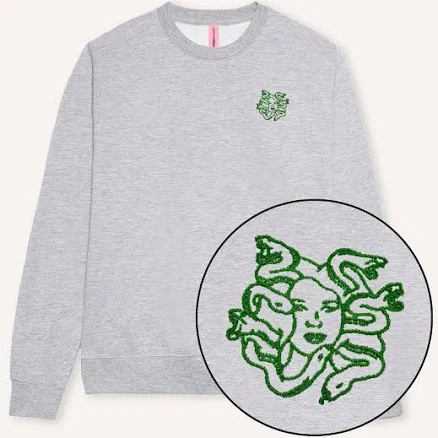 Medusa Embroidery Sweatshirt
