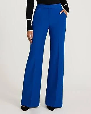 Express Women's Editor Signature Stretch High Waisted Flare Trousers