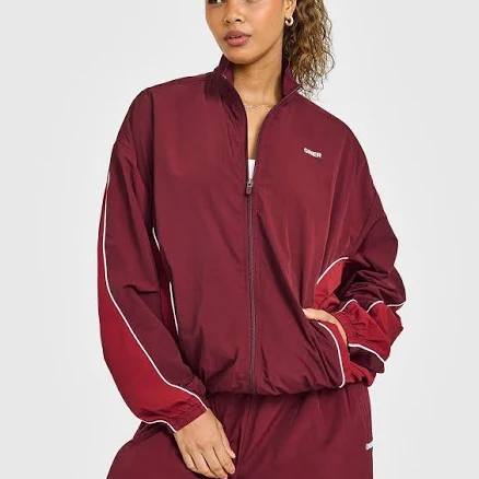 Oner Active Oversized Piped Woven Track Jacket