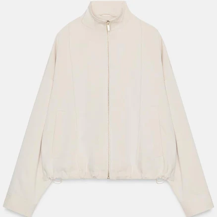 Zara High Collar Bomber Jacket