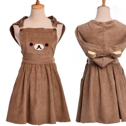 Teddy Bear Cord Hoodie