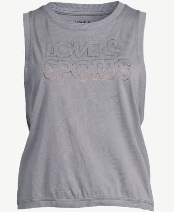 Love & Sports Women's Logo Muscle Tank Top