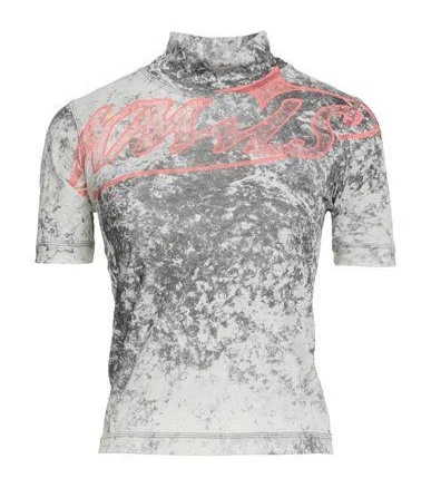 Knwls Woman T-shirt Light grey Size M Polyester