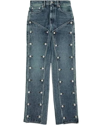 Y/Project Women's Snap-off Straight-Leg Jeans